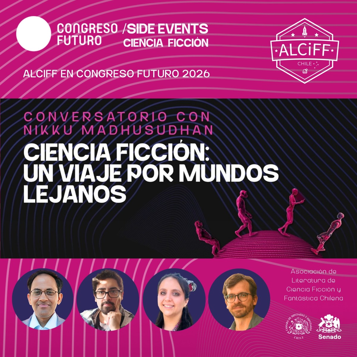 Ciencia Ficción y Exoplanetas con Nikku Madhusudhan y ALCIFF | Congreso Futuro&nbsp;2026